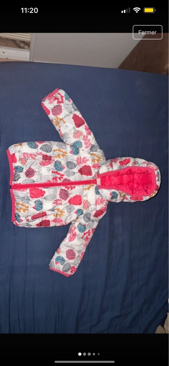 Doudoune bébé fille 6 mois