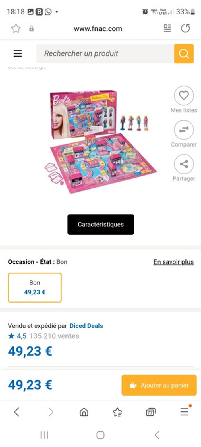 Jeu de société Barbie Fashion City - photo numéro 6