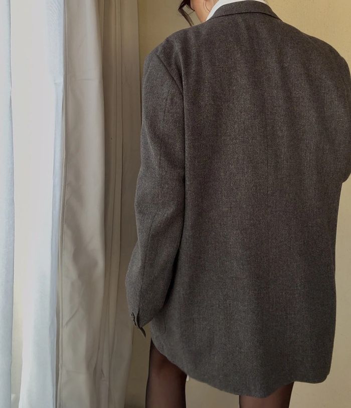 Blazer Cerruti 1881 à chevrons taupe XXL - très bon état - photo numéro 3