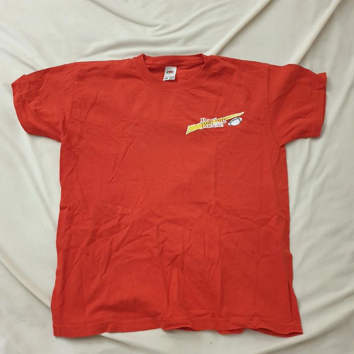 1 t-shirt rouge, garçon taille 9/11 ans, racing club de jarnac, en très bon état