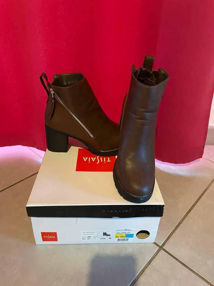 Bottines tissaia 40 femme