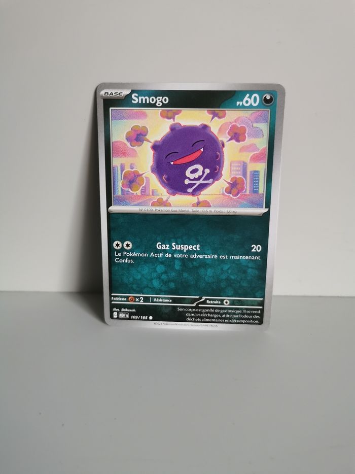 Carte Pokémon Smogo 109/165