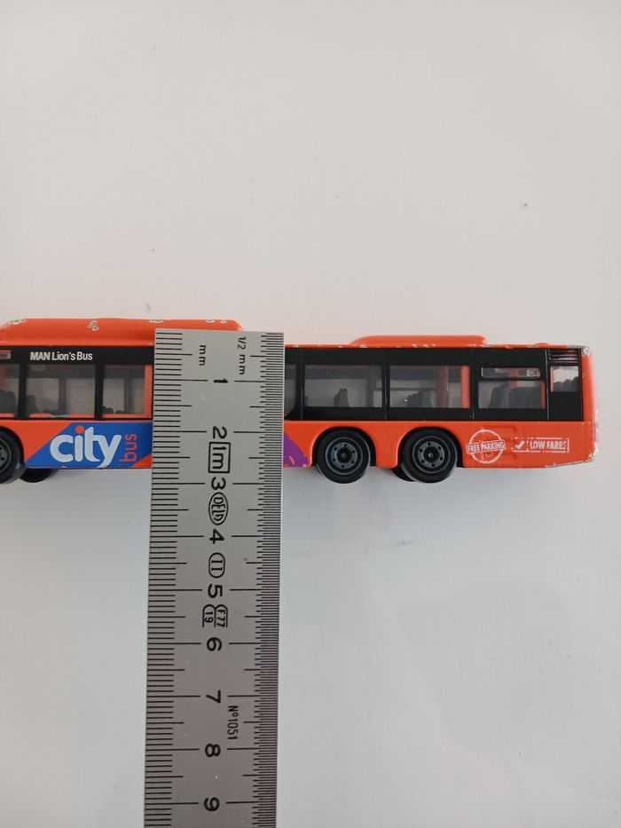 Bus Miniature MAN Lion's City - Orange "City Bus" - photo numéro 6