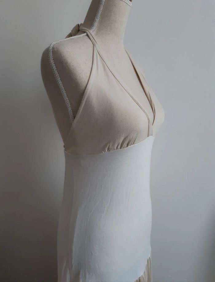 Robe longue tricolore Hippocampe Paris T38 - photo numéro 4