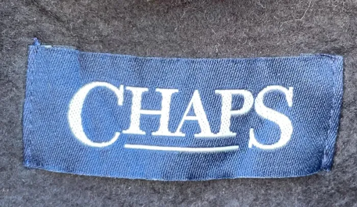 Chaps black fleece zip jacket Mens L - photo numéro 6