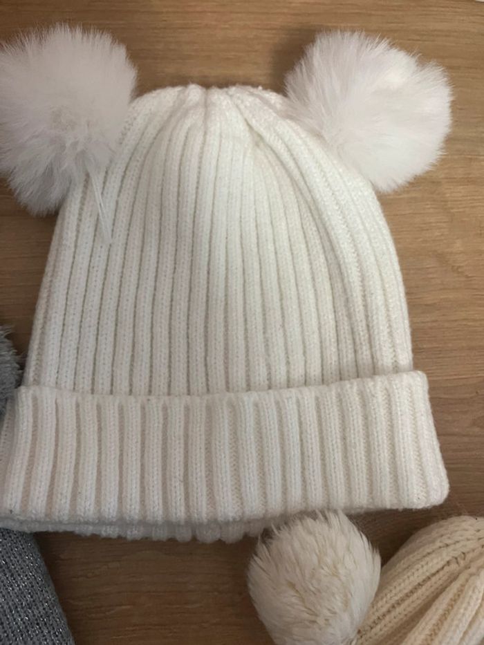 Lot de 3 bonnets fille - photo numéro 3