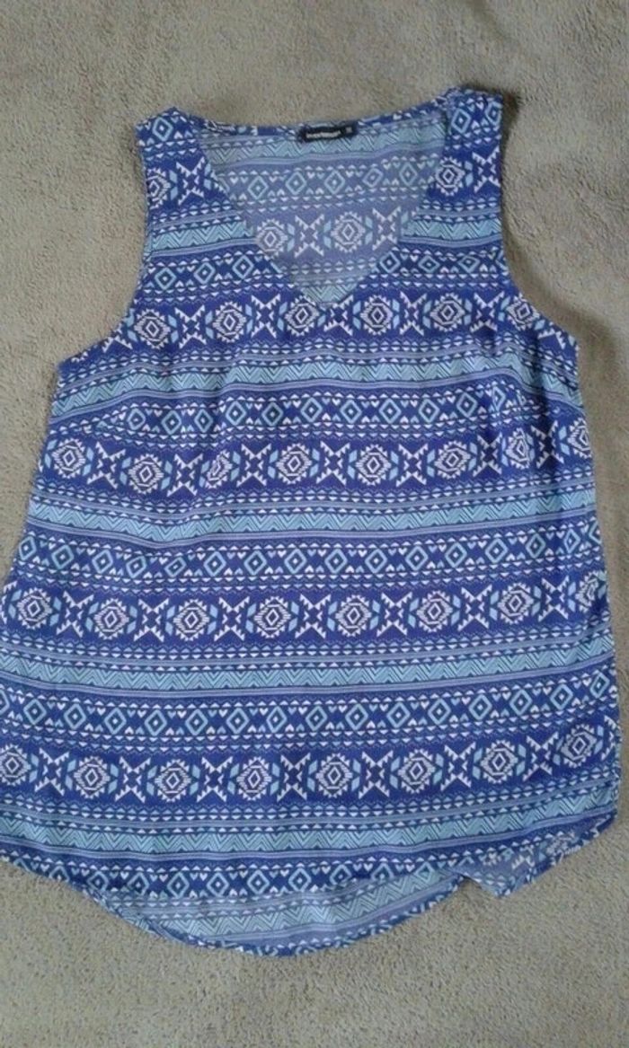 Top léger bleu femme Débardeur In extenso taille 38