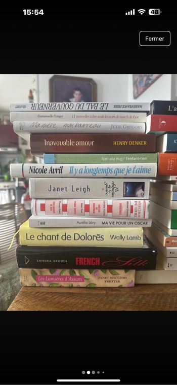 Lot de livre