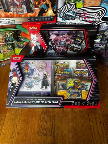 Pokémon coffret Carchacrok Ex de Cynthia