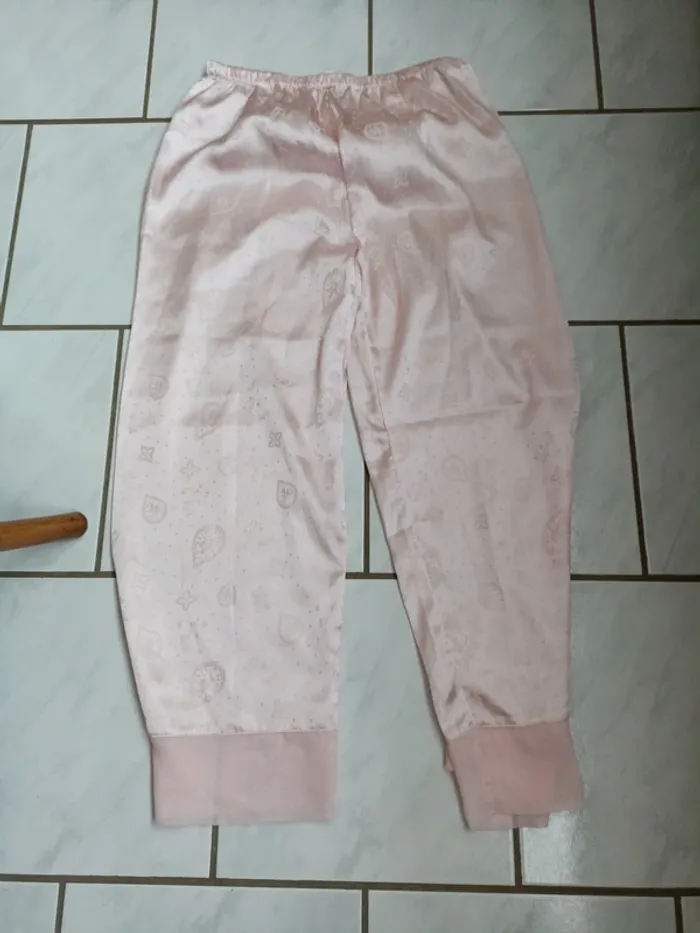 Ensemble pyjama 3 pièces rose - photo numéro 5
