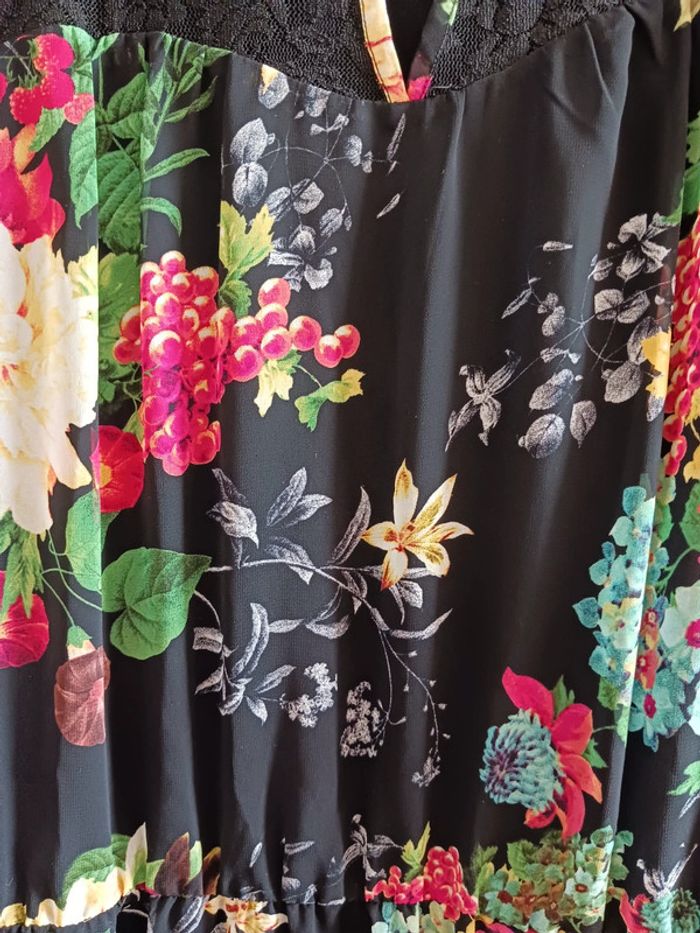 Robe fleurie été Taille L40 - photo numéro 2