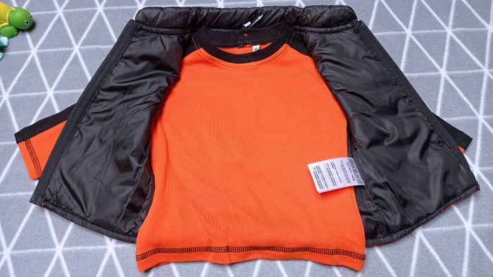 🦁 Ensemble t-shirt manches longues + veste sans manche, neuf sans étiquette,6 mois - photo numéro 4
