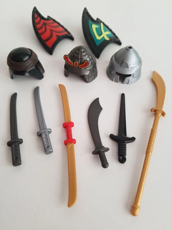 Samouraï, soldats asiatiques Playmobil knight - photo numéro 18