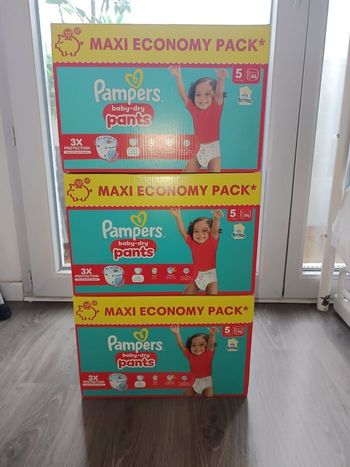 3 cartons Pampers pants taille 5 