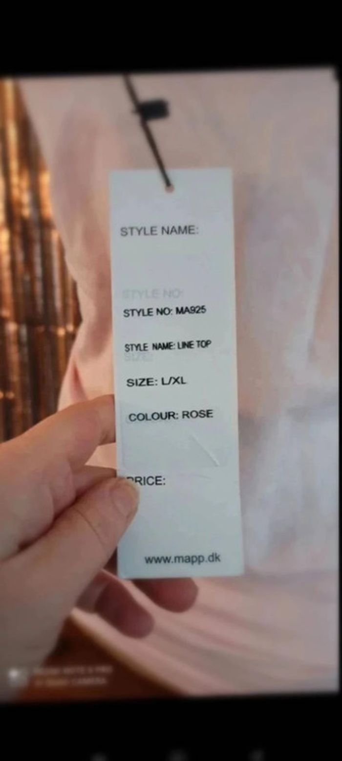 Débardeur rose extensible taille l/xl - photo numéro 3