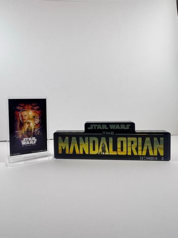 Lot 2 Acrylique Star Wars & Mandalorian