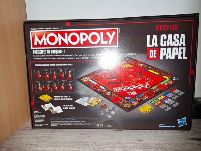 Jeu Monopoly la casa de papel - photo numéro 2