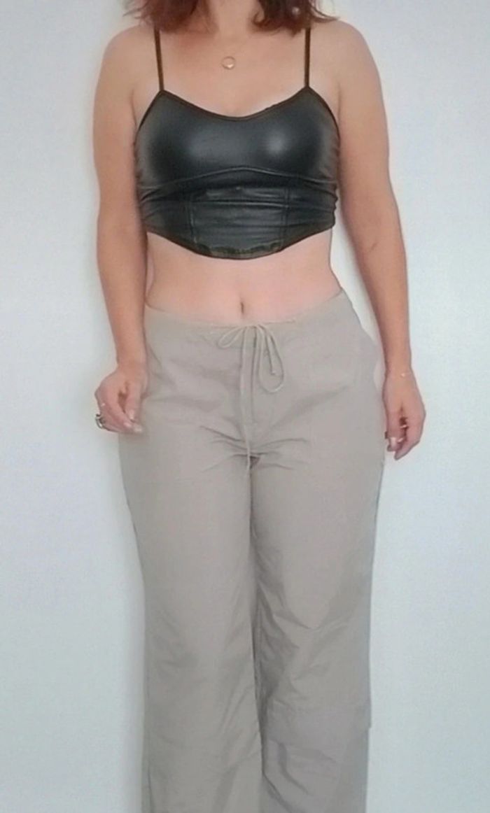 Pantalon casual large parachute léger taille 40 - photo numéro 2