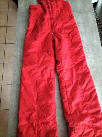 Pantalon salopette de ski taille 152