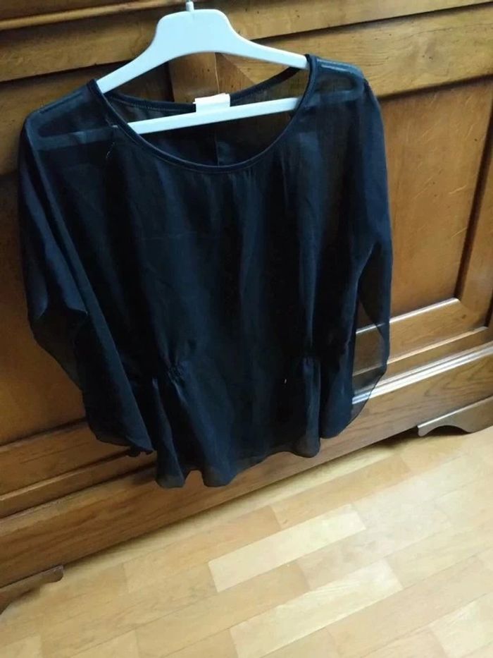 Tee shirt et blouse mousseline - photo numéro 3