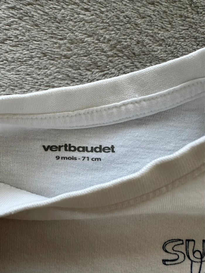 Tee-shirt manches longues - 9 mois - Vertbaudet - photo numéro 3