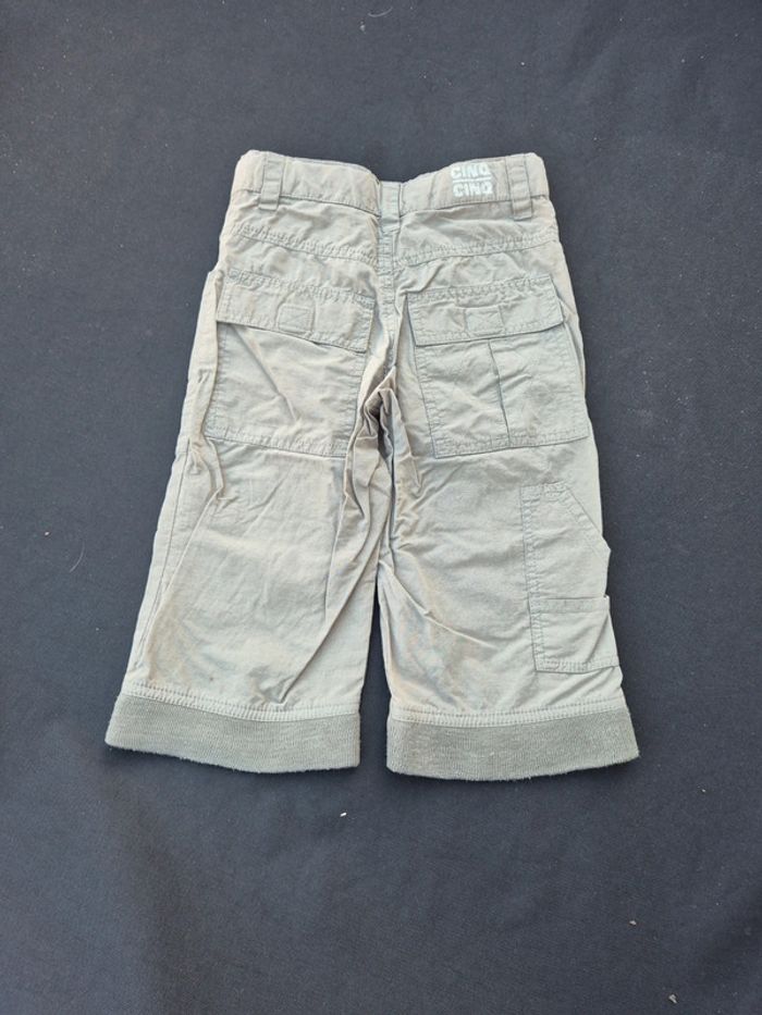 Long bermuda kaki pale taille 4 ans - photo numéro 2