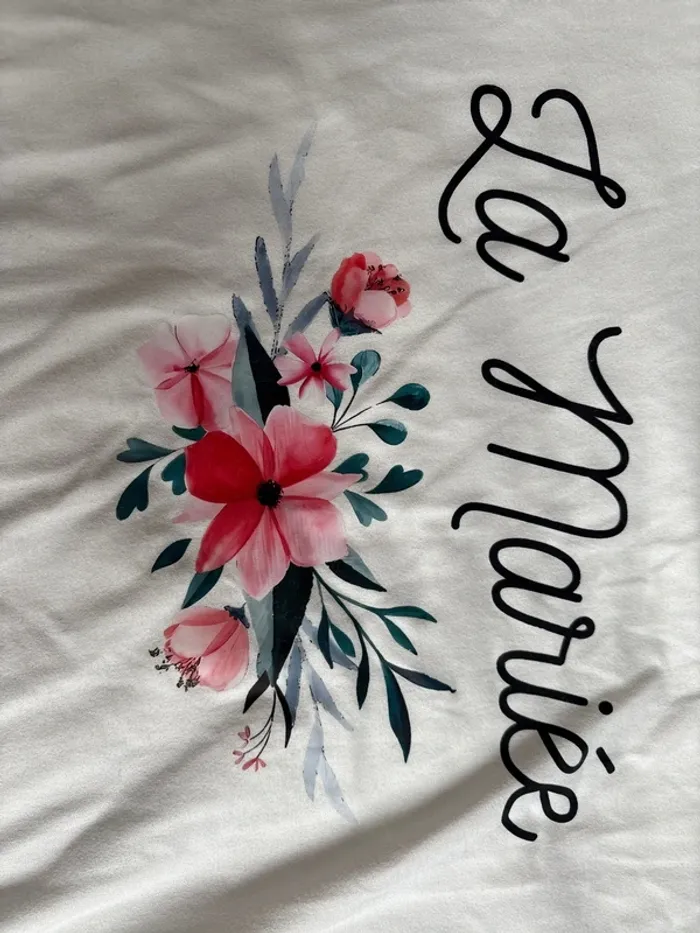 T-shirt la mariée - photo numéro 3