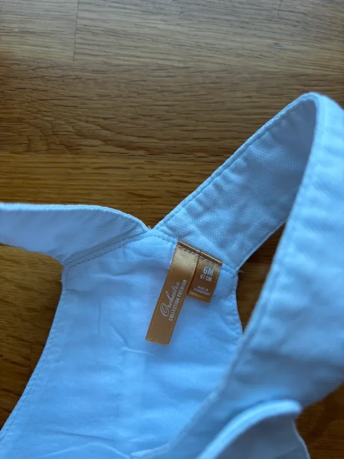 Jolie salopette short orchestra 6 mois garçon - photo numéro 2