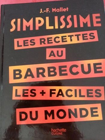 Livre recette barbecue neuf