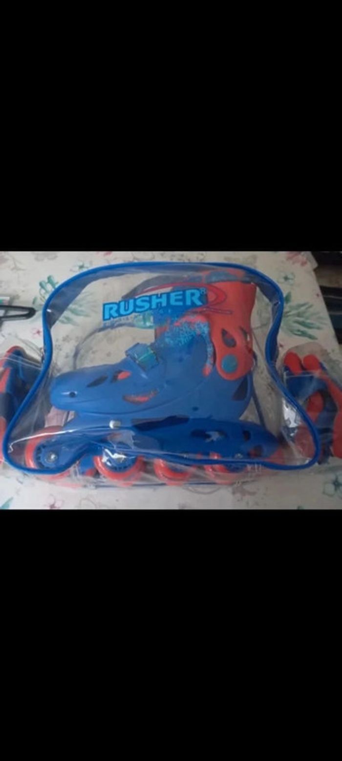 Roller bleu taille de 33 à 36 - photo numéro 2