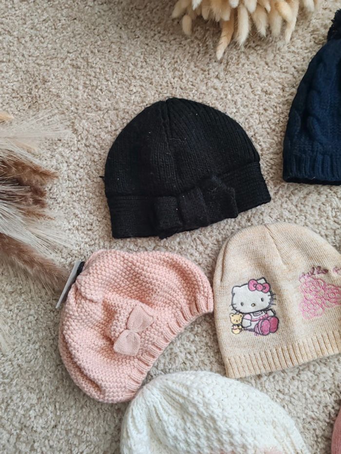 Lot de Bonnet couches coup et gants - photo numéro 3