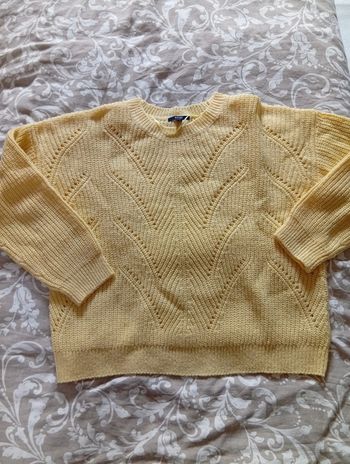 Pull maille ajourée