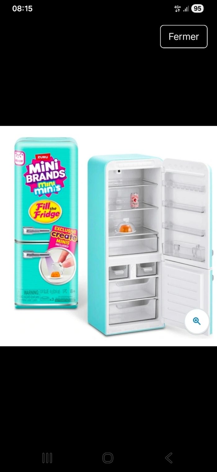 Mini brands fridge