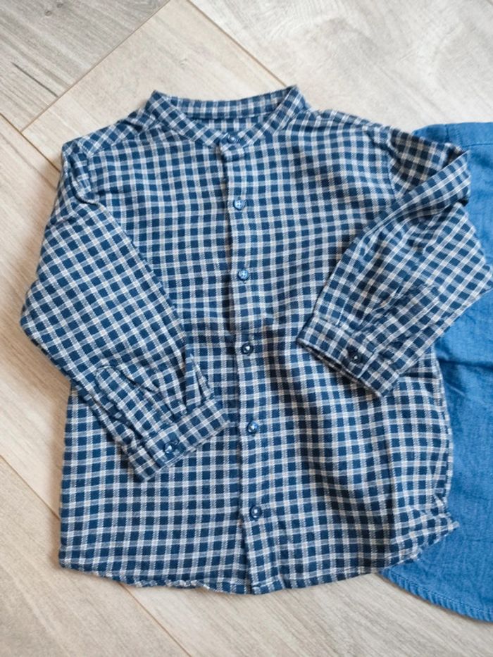 Lot 2 chemises col mao - photo numéro 2