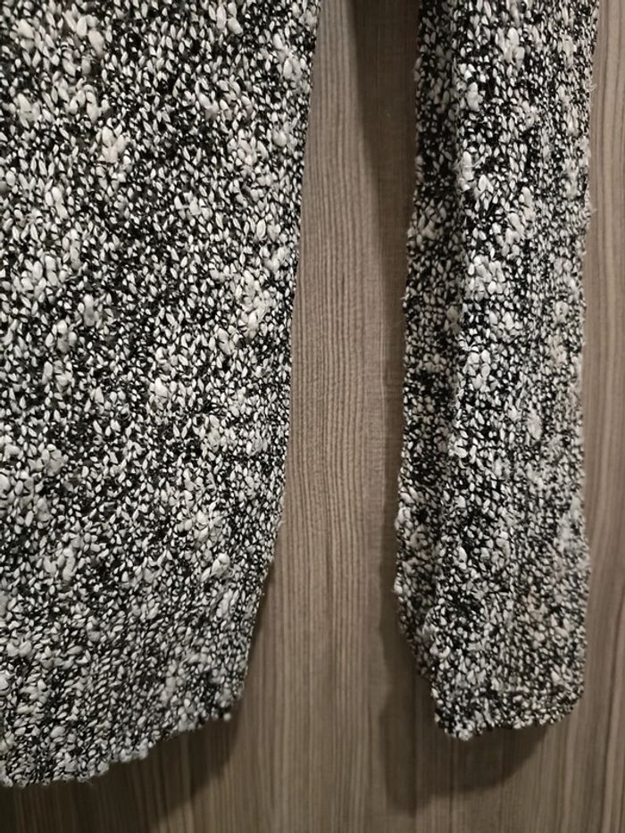 Gilet Mango noir et blanc - photo numéro 4
