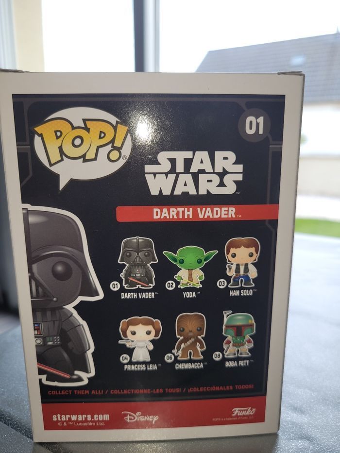 Neuf figurine funko pop Disney darth vader dark vador - photo numéro 2