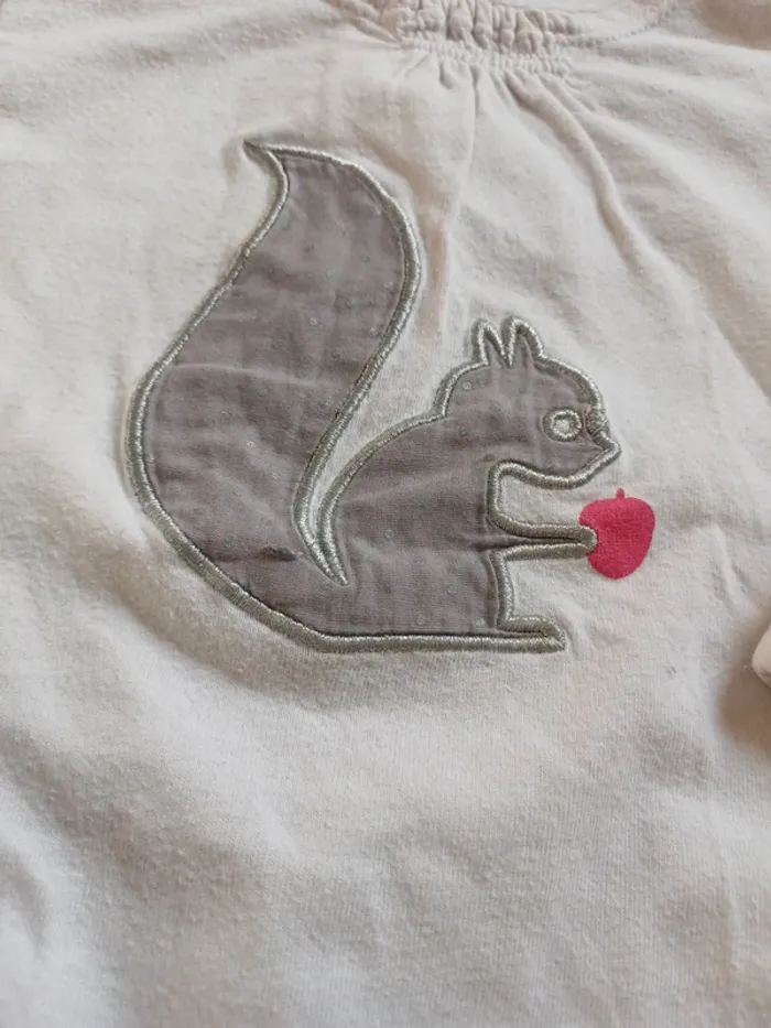 T-shirt obaibi écureuil - photo numéro 2