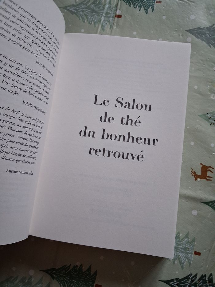Livre " Le Salon de Thé du Bonheur Retrouvé " de Céline Gaudel 🐈🌾 - photo numéro 6
