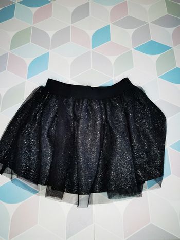 D3166 - jupe à paillettes fille 24 mois