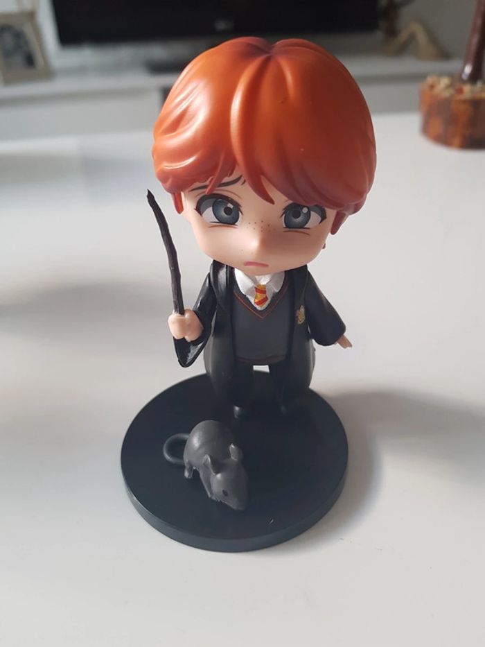 3 figurines Harry Potter avec leurs animaux - photo numéro 6