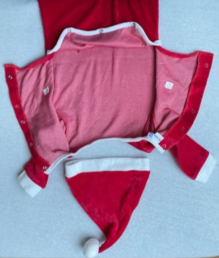 Dors bien / Grenouillère / Pyjama + Bonnet de Noël 71cm 9m - photo numéro 7