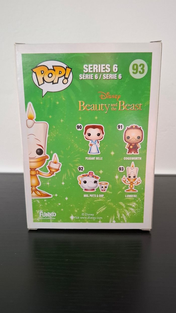 Funko pop disney lumière la belle et la bête - photo numéro 3