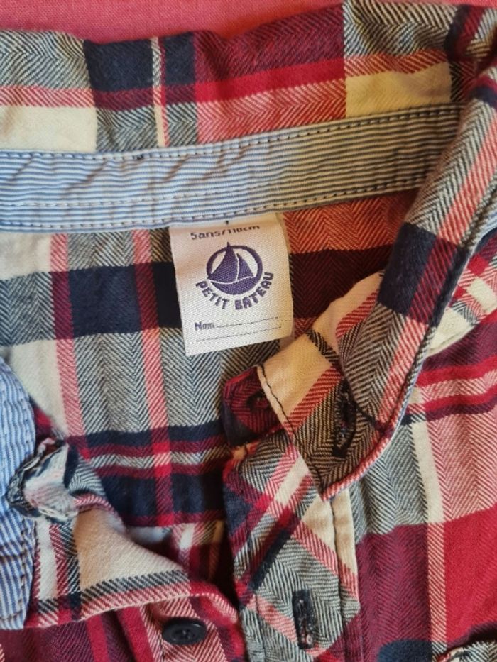 Chemise garçon petit bateau - photo numéro 2