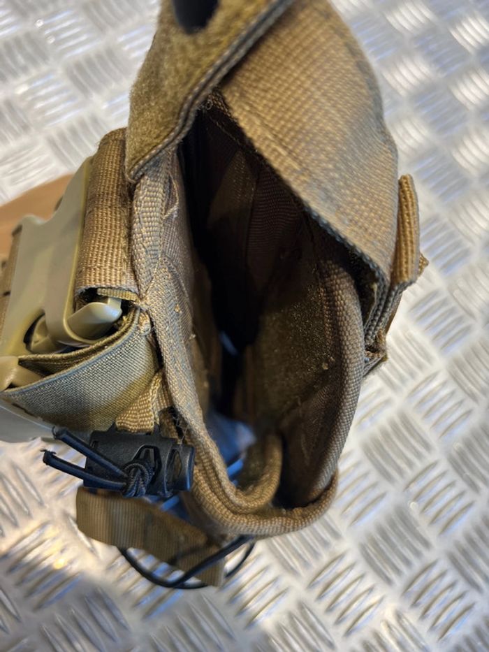 sac holster de cuisse kaki reglable tactical dmoniac neuf - photo numéro 3