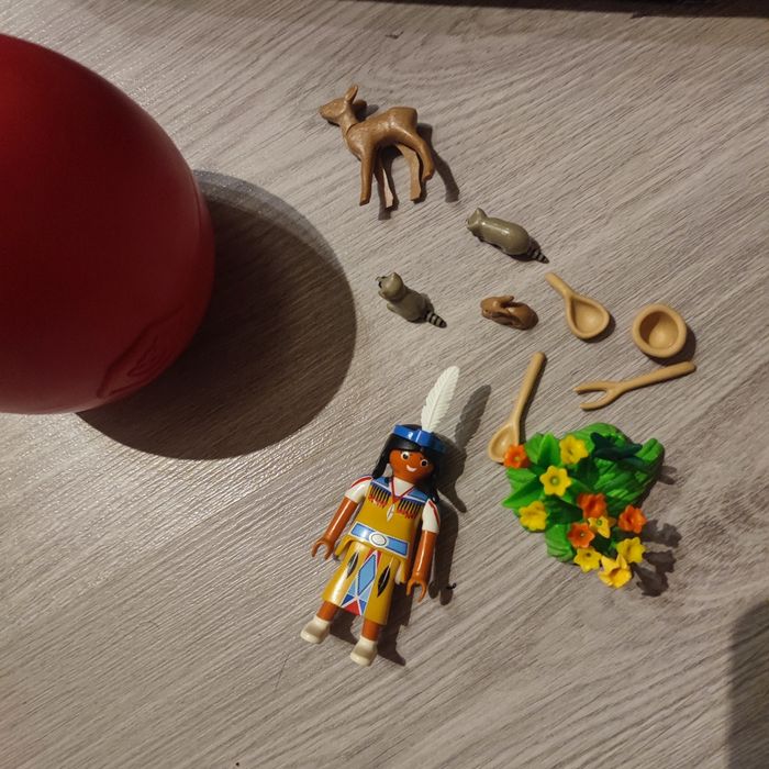 Playmobil 5278 indienne avec animaux manque 1 lapin - photo numéro 2