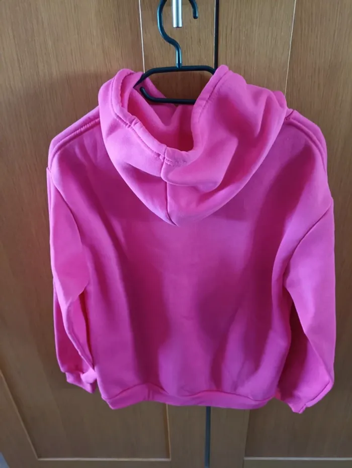 Pull à capuche rose - photo numéro 3