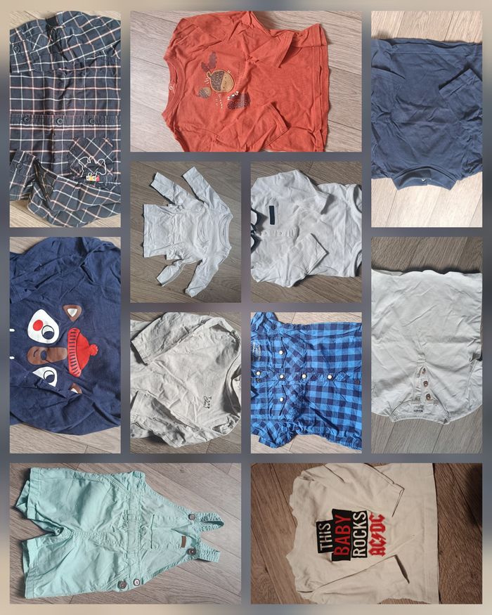 Lot de + de 60 vêtements bébés garçon du 9 mois au 6 ans - photo numéro 3