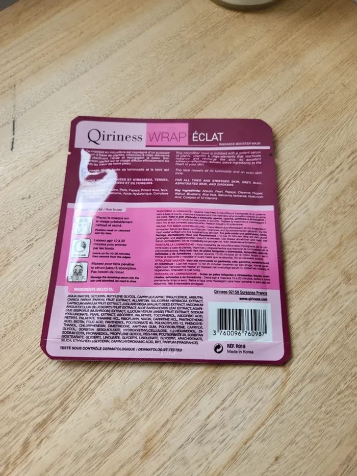 🌺Masque éclat Qiriness🌺 - photo numéro 4