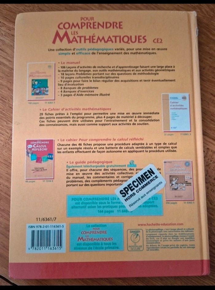 Pour comprendre les mathématiques - CE2 - Cycle 3 - photo numéro 2
