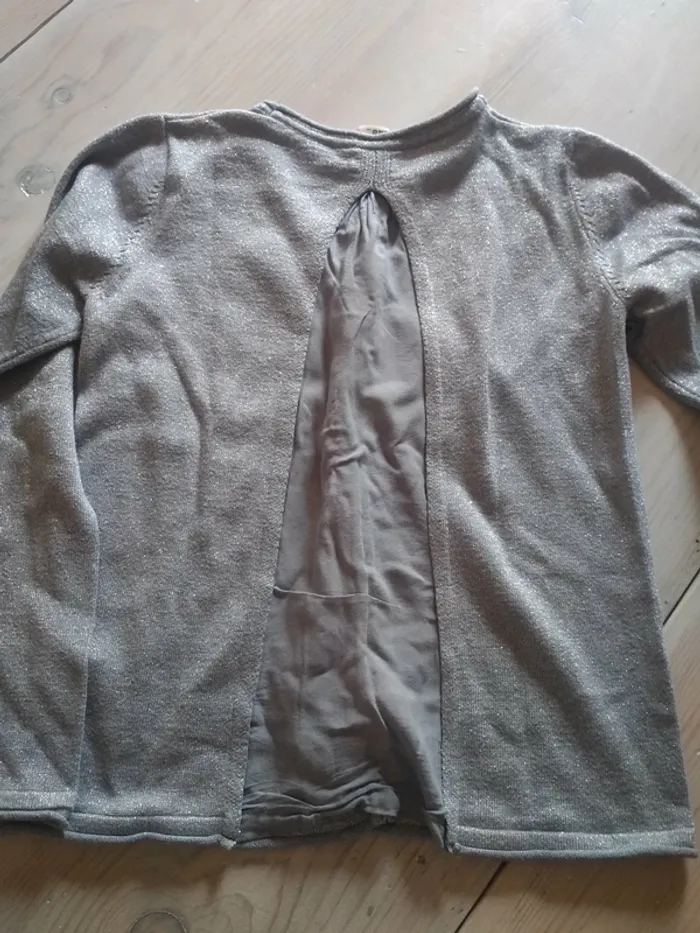 Gilet Manches Longues Fille Pailletés - photo numéro 3